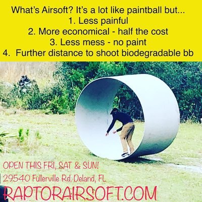 Raptor Airsoft Field  Shop - DeLand, FL: A Thrilling Airsoft Experience