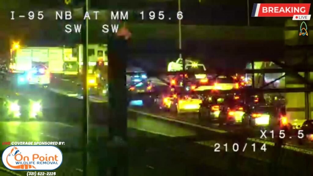 95 South Closed due to Major Accident after Fiske Exit