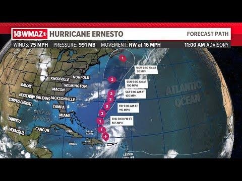 Hurricane Ernesto Forms Near Leeward Islands, No Threats to Florida At This Time