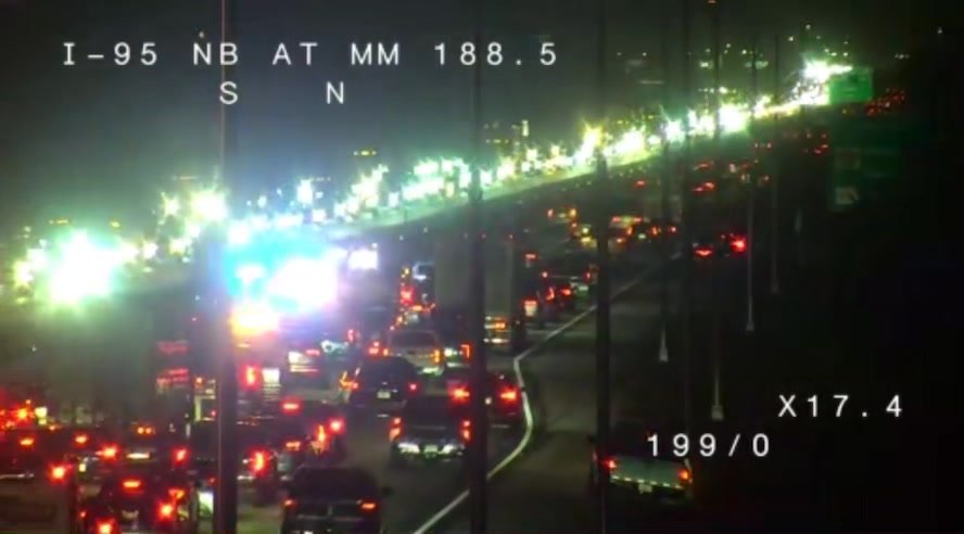 Accident on 95 N. just north of Pineda causing delays in both directions