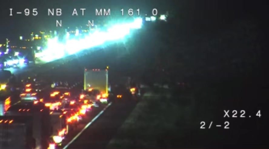 🚨Avoid 95. Another wreck at the same location has closed both directions of 95 at mile marker 161 in Palm Bay.🚨