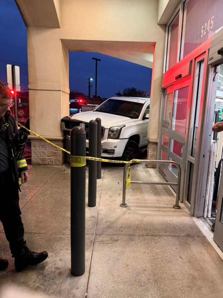 Walgreens in Palm Bay off Port Malabar and Babcock will be closed temporarily to remove the vehicle.  📸 Jennifer Mills