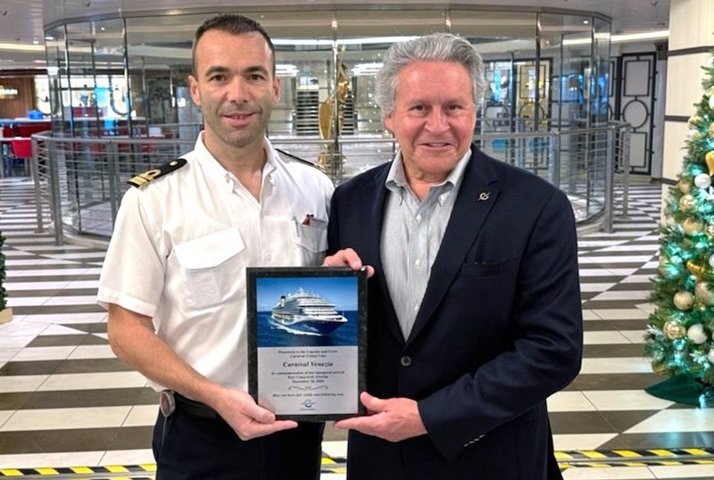 CRUISING: Carnival Venezia is Record-Breaking 16th Homeported Ship at Port Canaveral