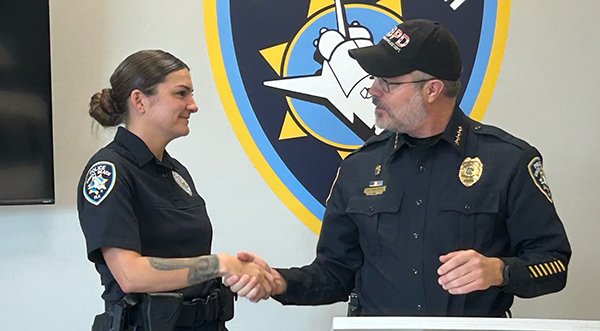 Cocoa Beach Police Department Welcomes Newest Officer Burell