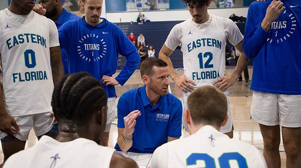Eastern Florida State College Men's Basketball Team Heads Into Break With 10 Wins