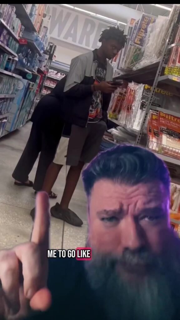 This happened in Brevard County at Walmart. This was posted today by @TizzyEnt "He followed her around Walmart with his...