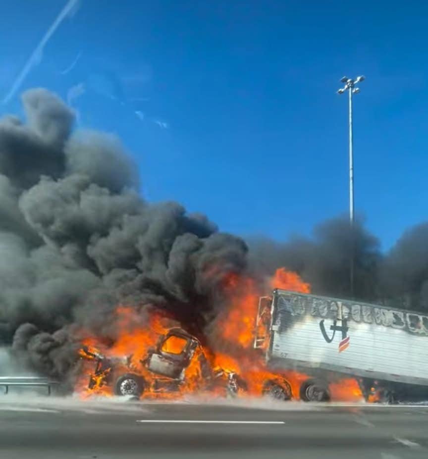 If you’re headed west, a truck has exploded on I-75 near exit 245. Expect major delays that direction.