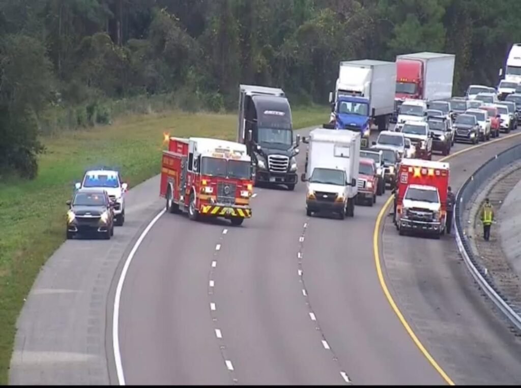 95 North significant delays at MM 210 just south of 407 in Titusville.