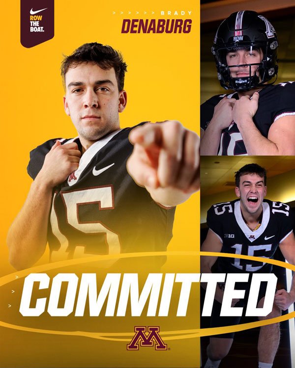 Former Merritt Island Mustang Brady Denaburg Commits to University of Minnesota