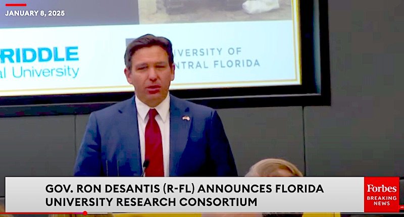 WATCH: Gov. Ron DeSantis Proposes NASA Headquarters Relocation From Washington DC to Florida's Space Coast