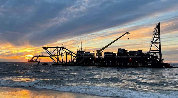 $41 Million Federal Canaveral Beach Renourishment Project By the U.S. Army Corps of Engineers Now Underway