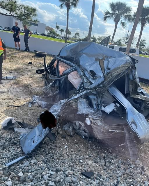 Man miraculously survives being hit by Brightline train after attempting to go around the gates. He had to be extracted...