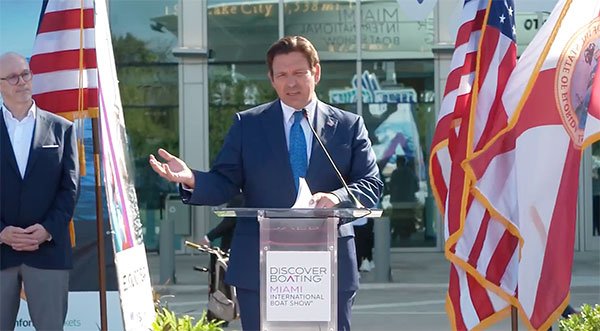 WATCH: Gov. Ron DeSantis Announces New Initiative to Protect Floridians Right to Boat