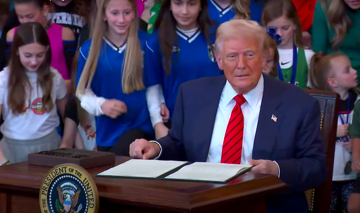President Trump Signs Executive Order Restricting Women's Sports Participation to Biological Females