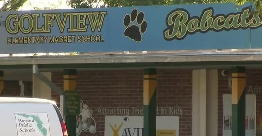 It appears the student may have stuck something into the outlet.