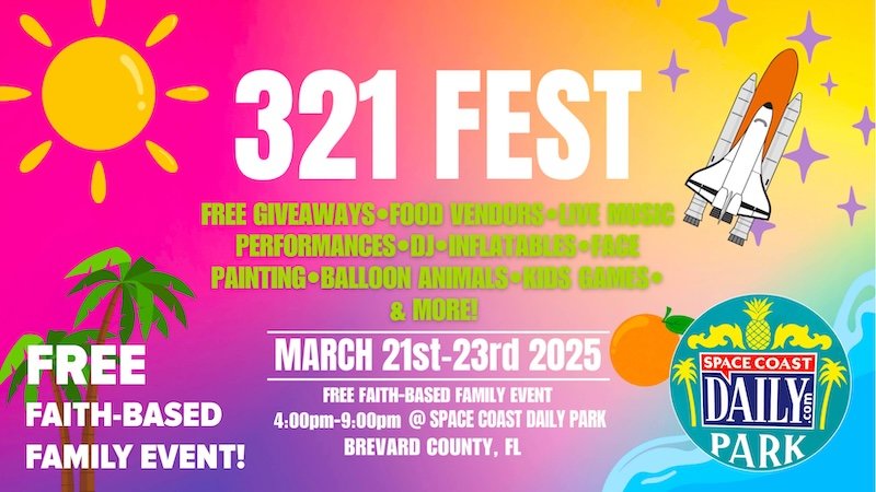 Faith-Based Family 3-Day '321 Fest' Set for Space Coast Daily Park March 21-23
