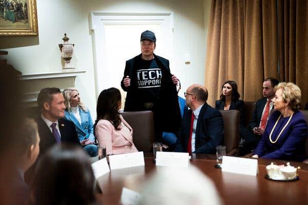 Do you feel like Elon Musk has too much power in our government or not enough?