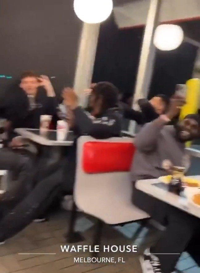 This video of Black and White people dancing and singing together to    ‘No Flockin’ at a Waffle House in Melbourne Flor...