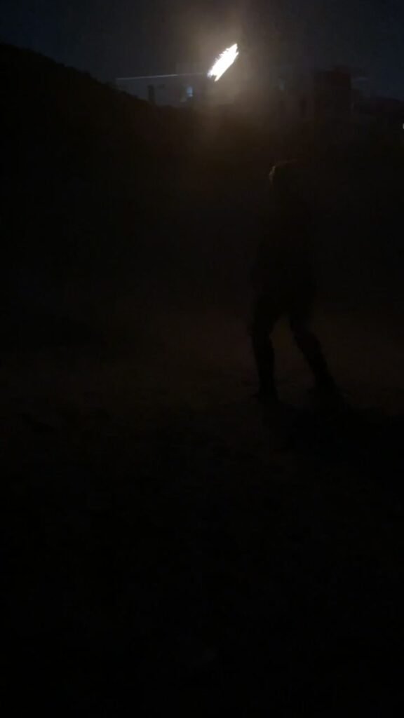 One more try catching the fire dancers ￼