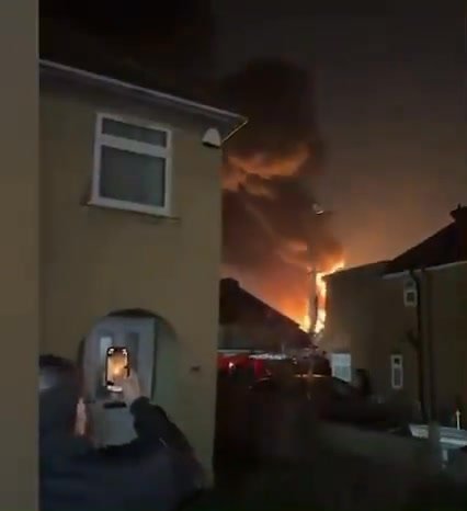 INTERNATIONAL TRAVEL CHAOS  Flights to and from London’s Heathrow Airport were canceled Friday after a fire at a nearby...