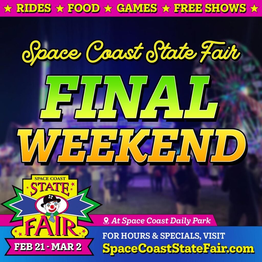DON'T MISS THE FUN! Space Coast State Fair Opens at 1 p.m., Underway Through Sunday in Viera