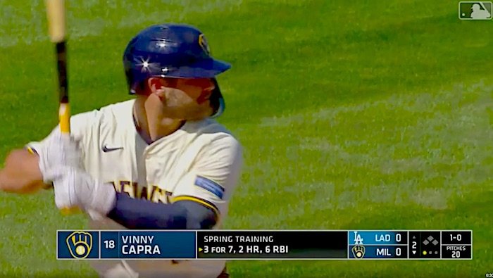 Former MCC Hustler and EFSC Titan, Brevard County Native Vinny Capra Makes Milwaukee Brewers Final Roster