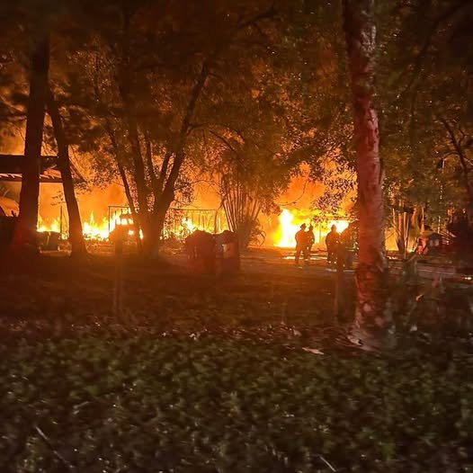 BCFR responded to a house fire in Canaveral Grove overnight. Crews from 29, 26, 44, Hazmat, and Engine 33 from City of C...