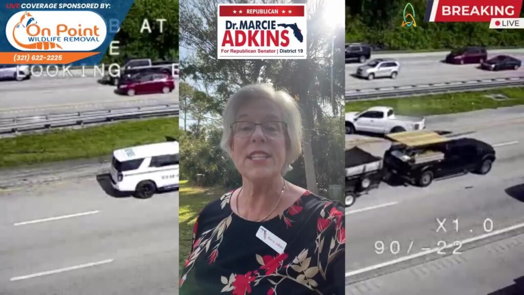 Accident 95 North at Pineda Exit. Expect Delays