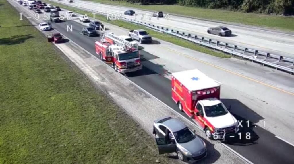 Multi vehicle accident 95 South at Palm Bay Rd. Expect delays.