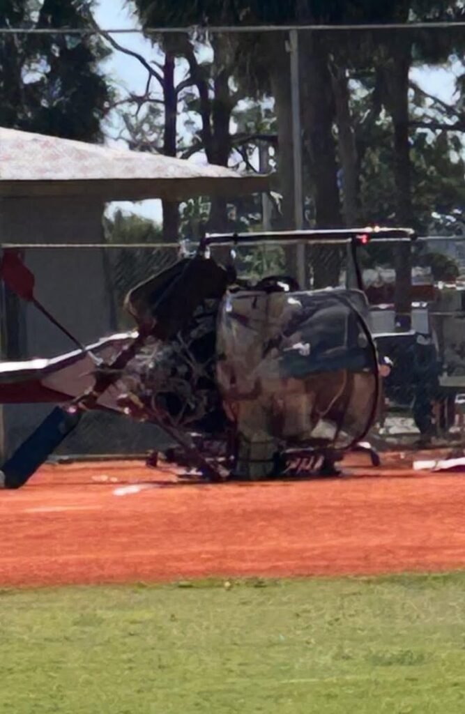 BREAKING: A helicopter has crashed at a Rockledge baseball field. Multiple victims being airlifted.