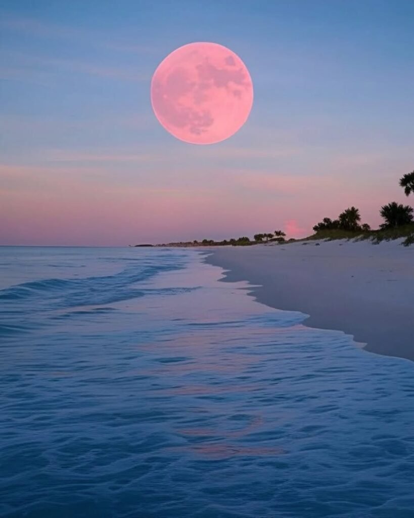 Get ready for tonight’s Pink Moon! April’s full moon will light up the sky. It’s not pink but named for spring flowers....
