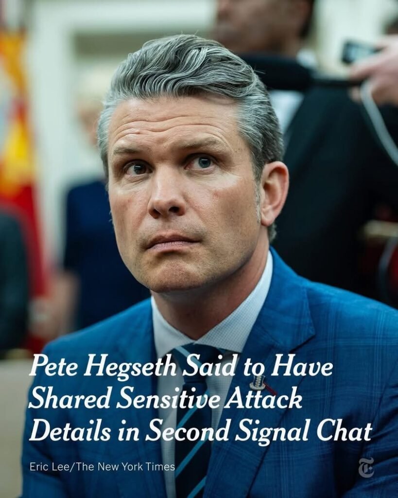 Defense Secretary Pete Hegseth shared detailed information about strikes in Yemen to a second unclassified Signal group...