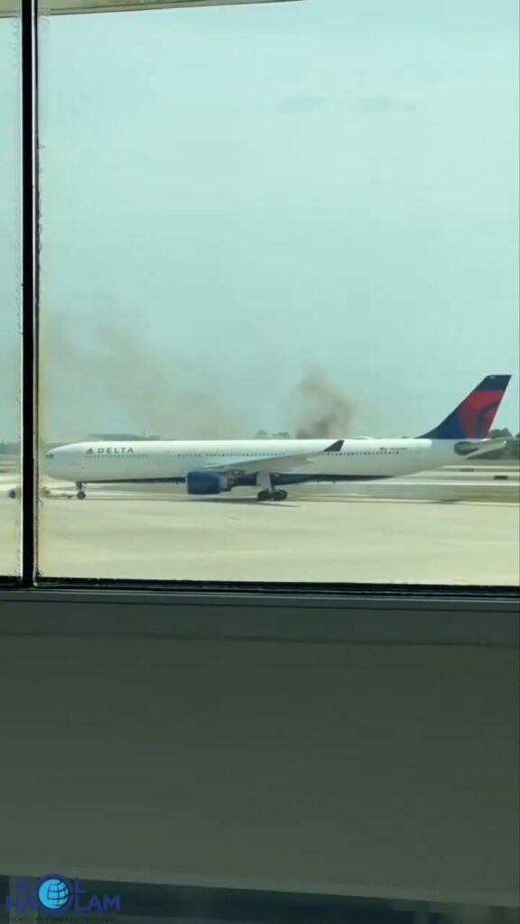 DEVELOPING: Delta flight 1213 from Orlando to Atlanta experienced an engine fire, leading to an emergency evacuation on...