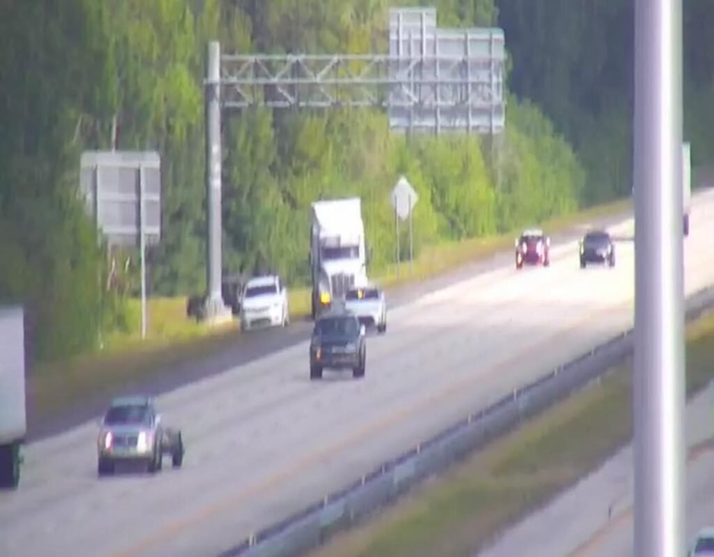 Accident 95 North just south of 192. SUV with major damage.