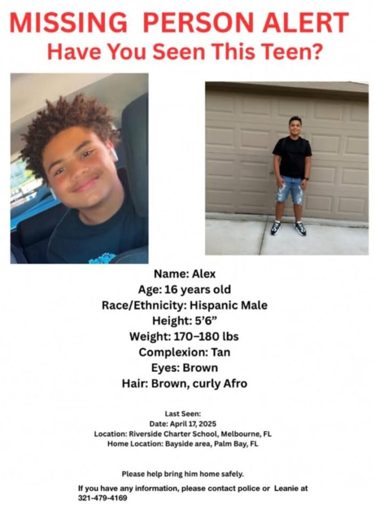 Missing teen in Palm Bay. Please share.