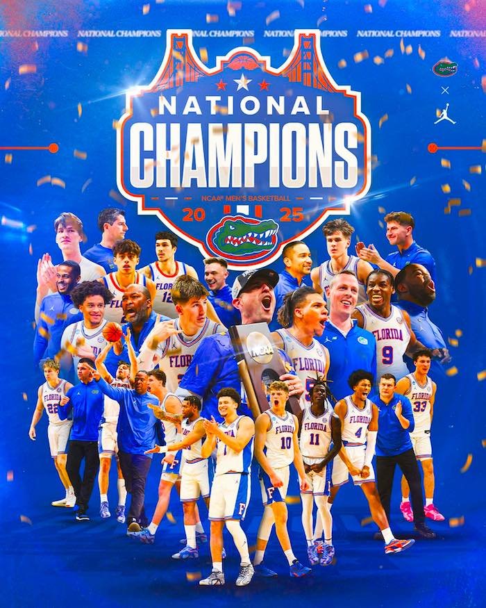 BREAKING: No. 7 Seed Gators Stun Top-Seeded Houston Cougars 65-63 to Claim Third NCAA National Championship