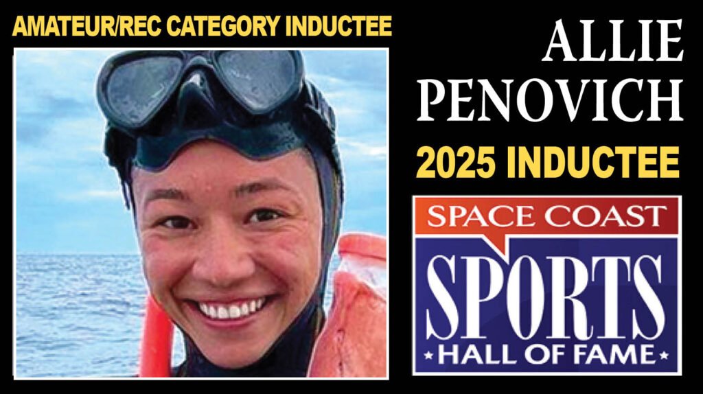 WATCH: 2025 Space Coast Sports Hall of Fame Inductee Alli Penovich is World Champion Freediver, Spearfisherman