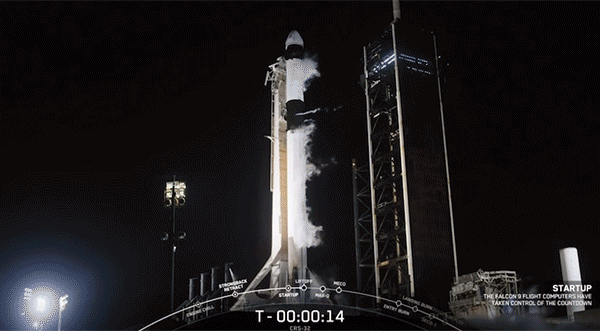 SpaceX Completes Successful Falcon 9 Rocket Launch Carrying Dragon CRS-32 Resupply Mission, Landing Complete With Sonic Boom