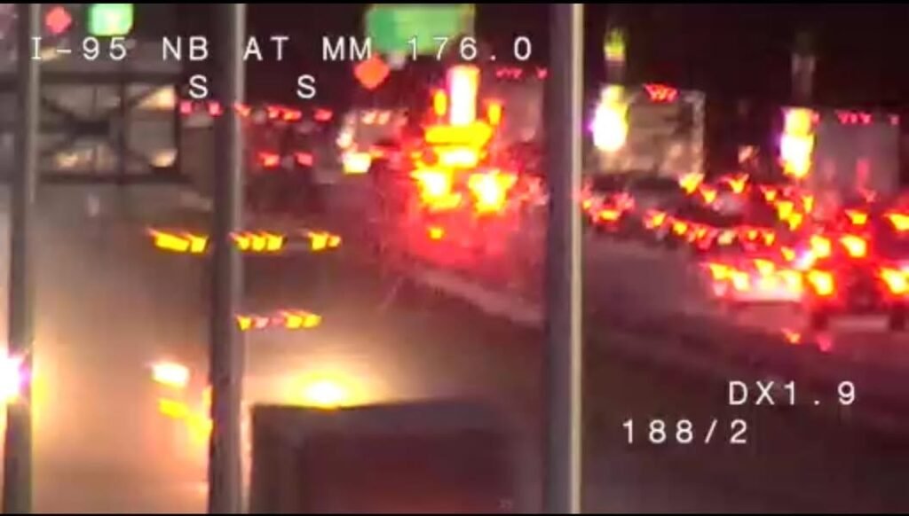 And another accident and 95 south and Palm Bay rd causing delays.