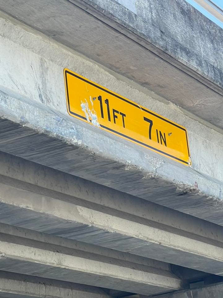 If only there was a way to tell how high the bridge is.