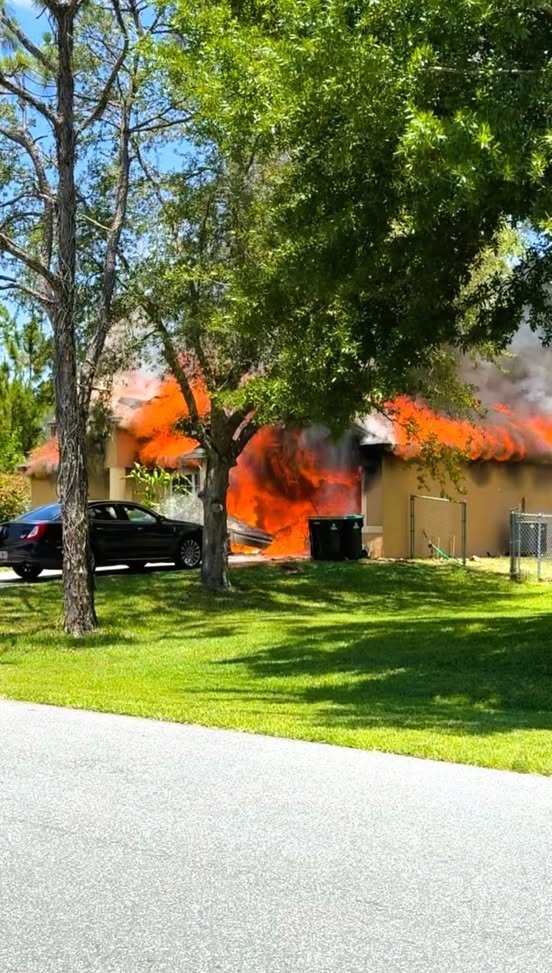 From Palm Bay Fire Rescue: Just before 1:00 PM today, fire crews responded to a structure fire in the southeast part of...