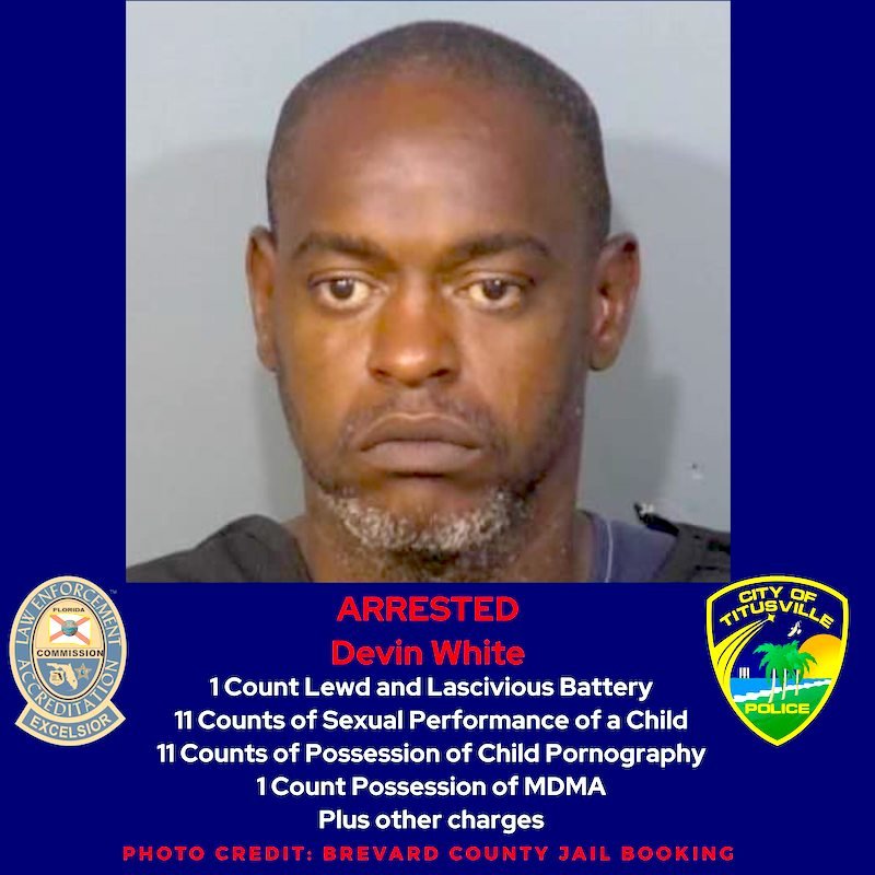 Titusville Police Charge 41-Year Old Man With Felony Sex Crimes With Female Runaway Juvenile