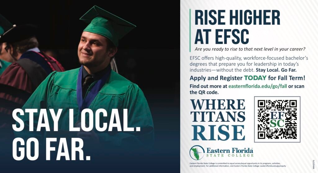 Enroll Now for Fall 2025 Classes at Eastern Florida State College!