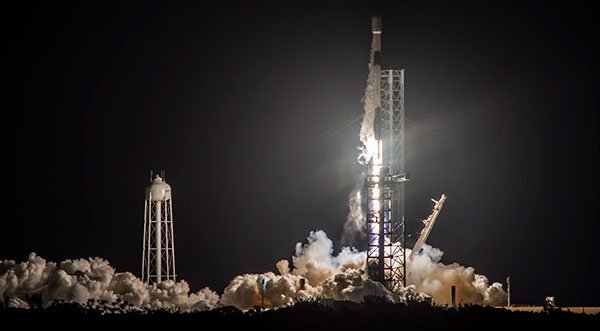 WATCH: SpaceX Successfully Launches Falcon 9 Rocket Sunday Morning From Kennedy Space Center