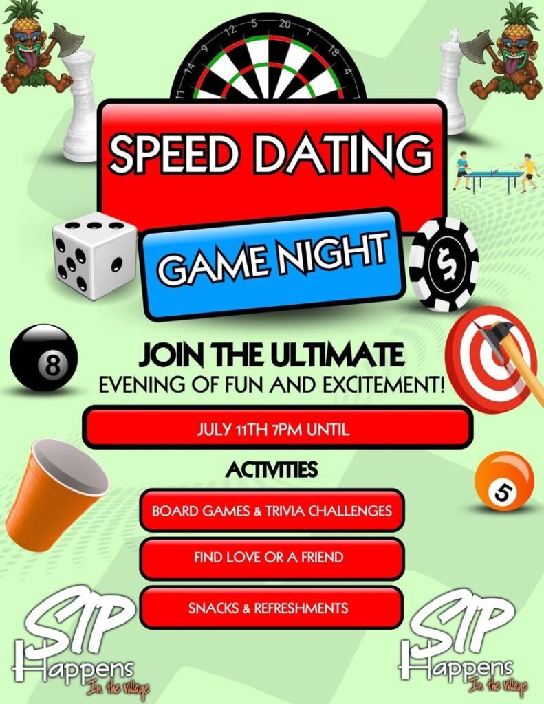 🌟 Calling all Brevard singles! 🌟  Join us for the ultimate Speed Dating Game Night at Sip Happens in the Village! This...