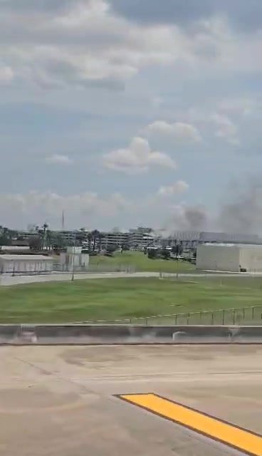 Large police presence and smoke coming from Orlando International Airport according to travelers. Working to get more in...