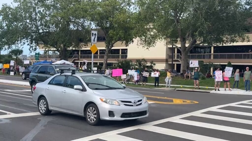 Good Trouble Protest and food drive in Melbourne