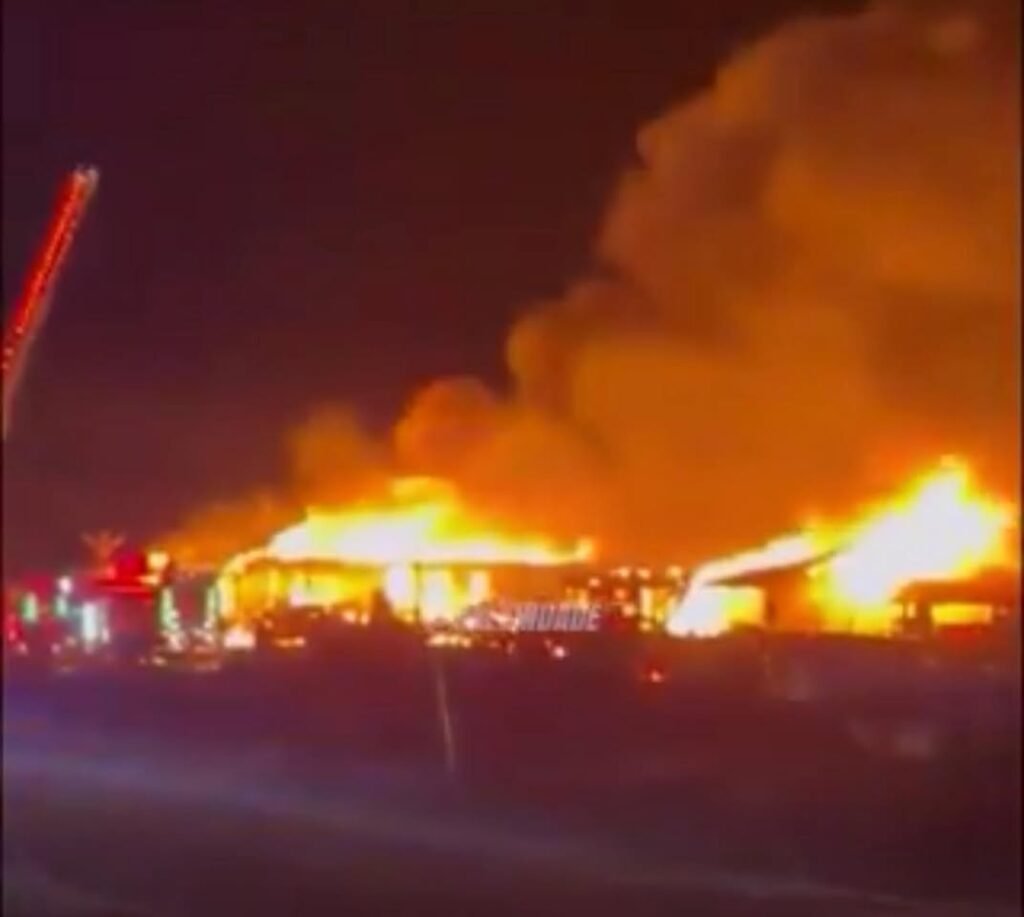 BREAKING: Massive fire Breaks Out on Miccosukee Indian Reservation in Everglades