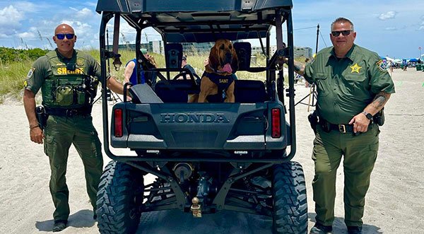 Brevard County Sheriff Wayne Ivey Attends Annual Cocoa Beach Air Show, Thousands of Spectators Turnout