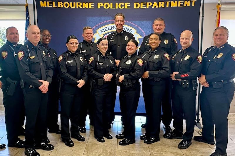 PUBLIC SERVICE SPOTLIGHT: Melbourne Police Department Holds Promotion and Swearing-In Ceremony